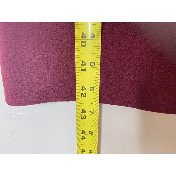 DRESS THE POPULATION DRESS BURGUNDY FALL WEDDING GUEST SHORT COCKTAIL FESTIVE - Picture 16 of 16